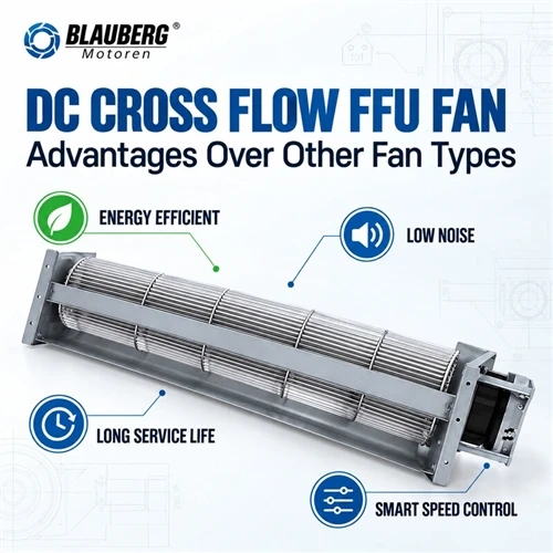 DC Çapraz Akışlı FFU Fanının diğer fan türlerine göre avantajları nelerdir?